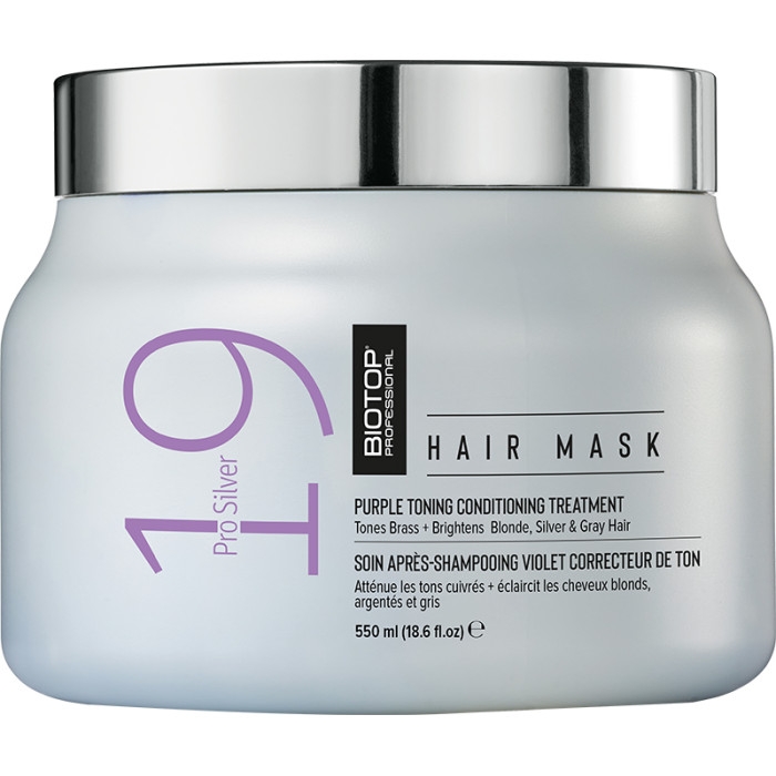 Маска для волос BIOTOP 19 Pro Silver Hair Mask, 250 мл