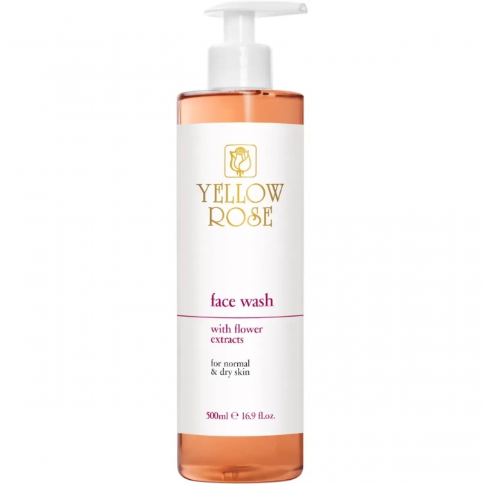 Очищувальний гель для сухої та чутливої шкіри Yellow Rose Face Wash with Flower Extracts, 200 мл - Фото 2