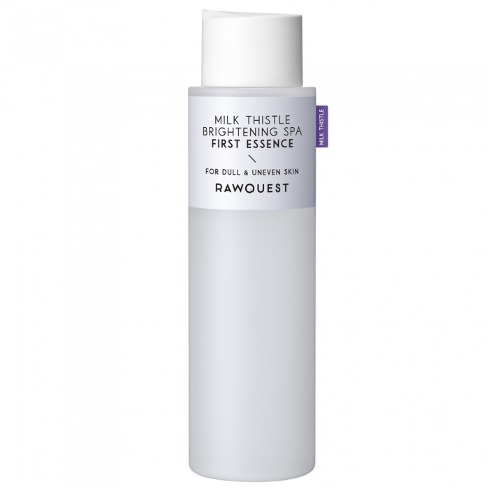 Освітлювальна есенція для обличчя з розторопшею Rawquest Milk Thistle Brightening Spa First Essence, 200 мл