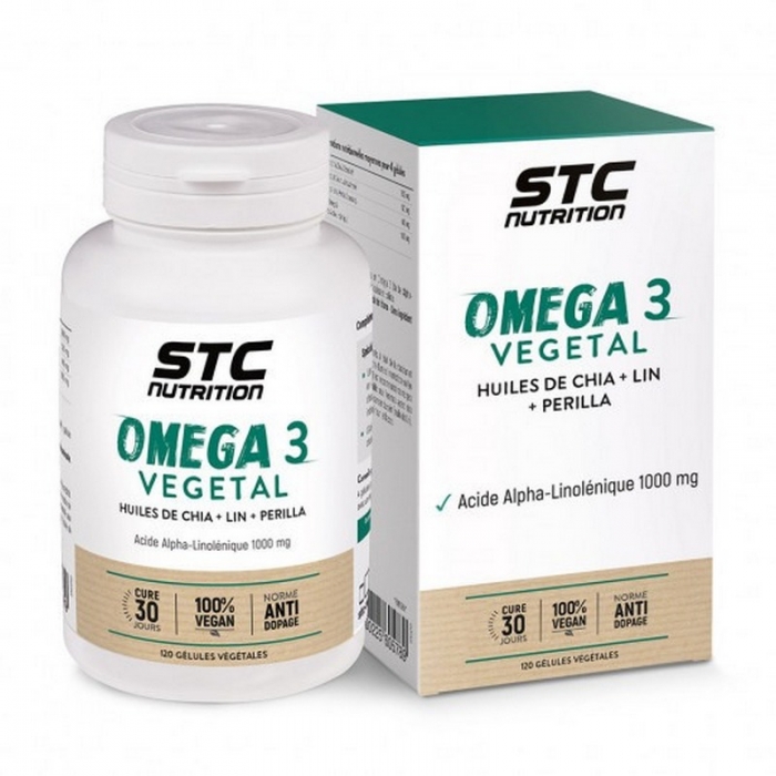 Комплекс Омега 3 Рослинна STC Nutrition OMEGA 3 VEGETAL, 120 капсул