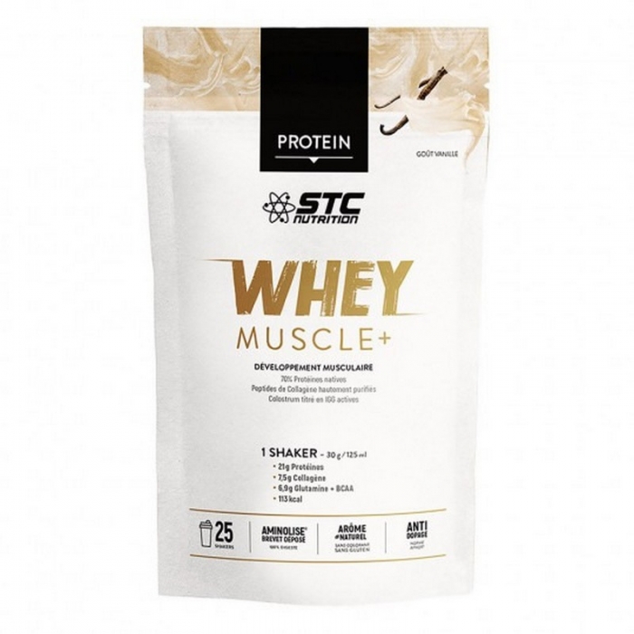 Протеин Вэй Мускул+ Ваниль STC Nutrition WHEY MUSCLE+ PROTEIN VANILLA, 750 г
