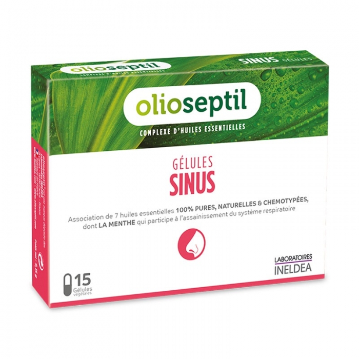 Гайморовые пазухи Olioseptil GELULES SINUS, 15 капсул