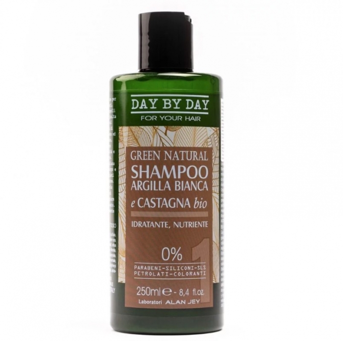 Шампунь с белой глиной и каштаном Orising Green Natural Shampoo Argilla Bianca, 250 мл