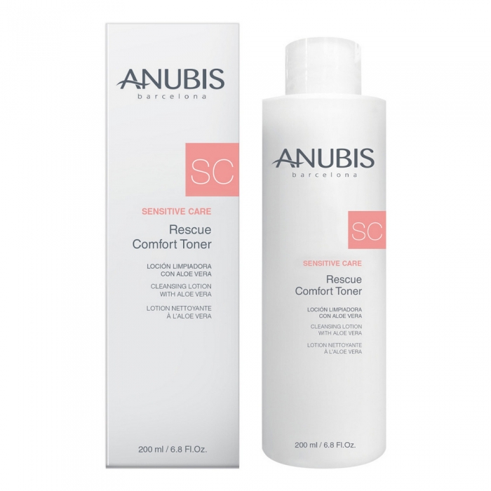 Очищуючий та зволожуючий тонер з алое Anubis SC Prebiotic Rescue Toner, 200 мл
