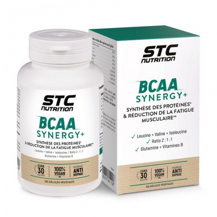 Комплекс Синерджі+ STC Nutrition BCAA SYNERGY+, 120 капсул