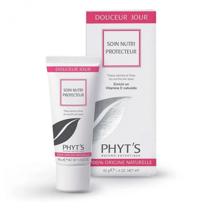 Живильний крем з ілангом для сухої та зневодненої шкіри PHYT'S Soin Nutri Protecteur, 40 мл