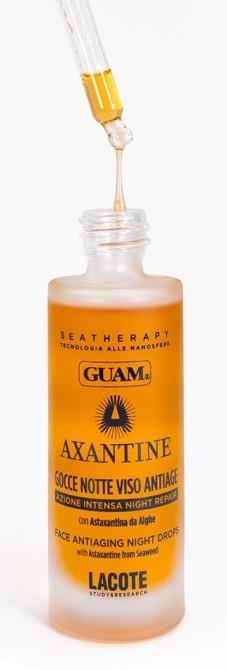 Ночная сыворотка от морщин с противовозрастным действием Guam Seatherapy Axantine Serum, 30 мл - Фото 2