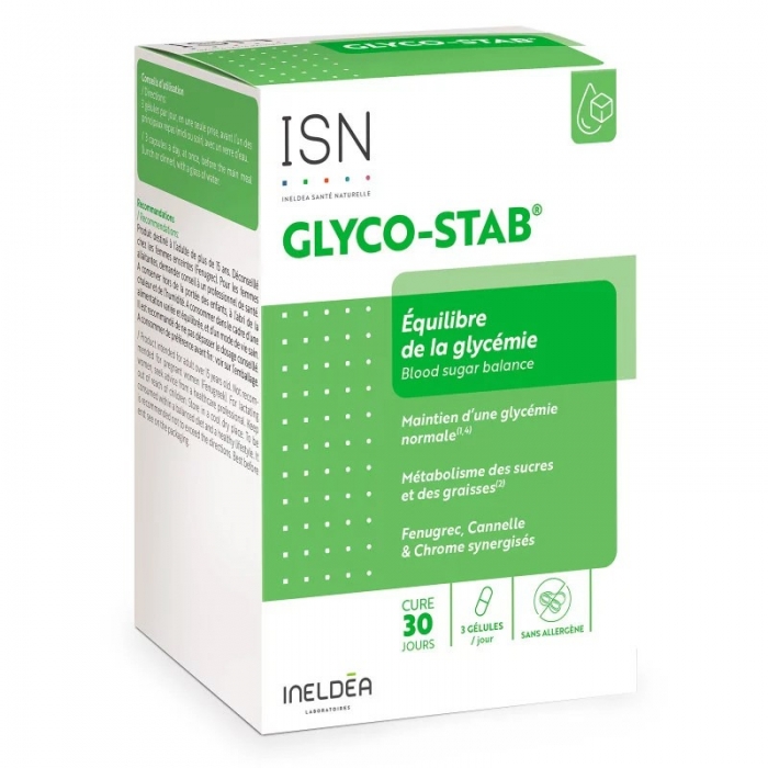 Гліко-Стаб Глікемічний баланс ISN GLYCO-STAB, 90 капсул