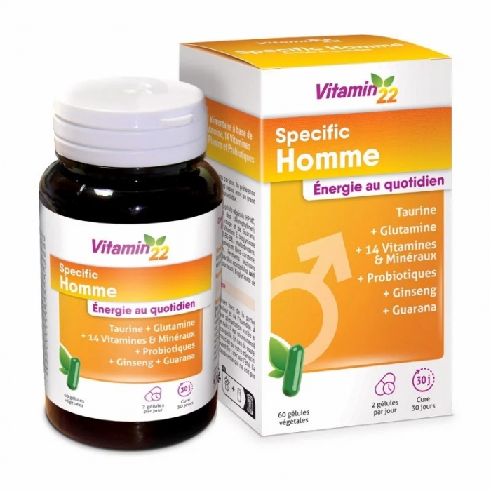 Спеціальний чоловічий комплекс Vitamin22 SPECIFIC HOMME, 60 капсул