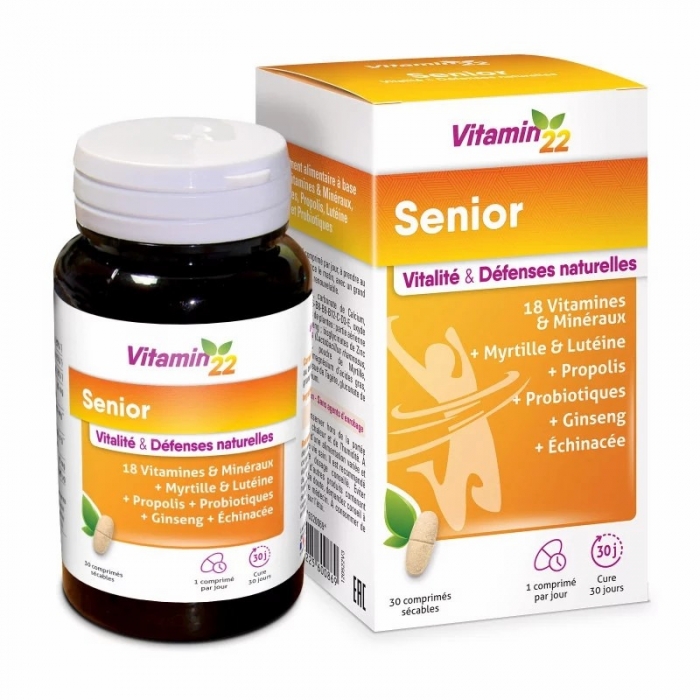 Мультивитамины Для зрелого и пожилого возраста Vitamin22 SENIOR, 30 таблеток