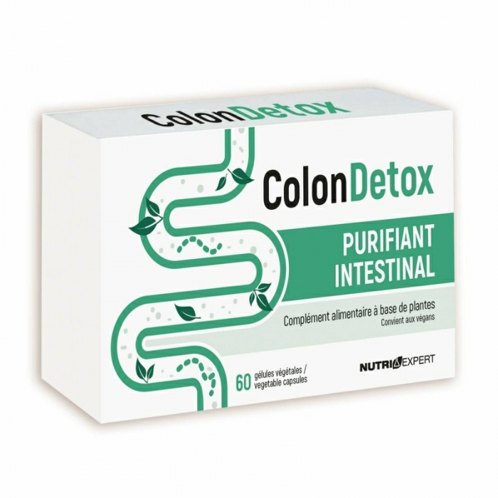 Колон Детокс Для очищения толстой кишки Nutriexpert COLON DETOX, 60 капсул
