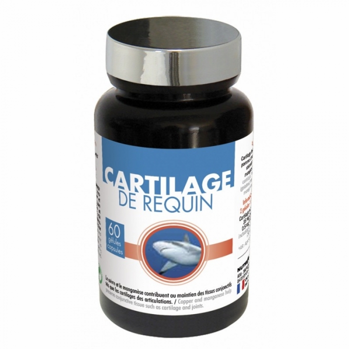 Акульий хрящ Укрепляет хрящи и сухожилия Nutriexpert CARTILAGE DE REQUIN, 60 капсул