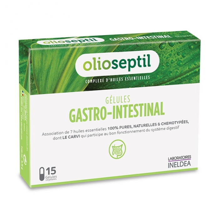Гастро-пищеварительный комплекс Olioseptil GASTRO-INTESTINAL, 15 капсул
