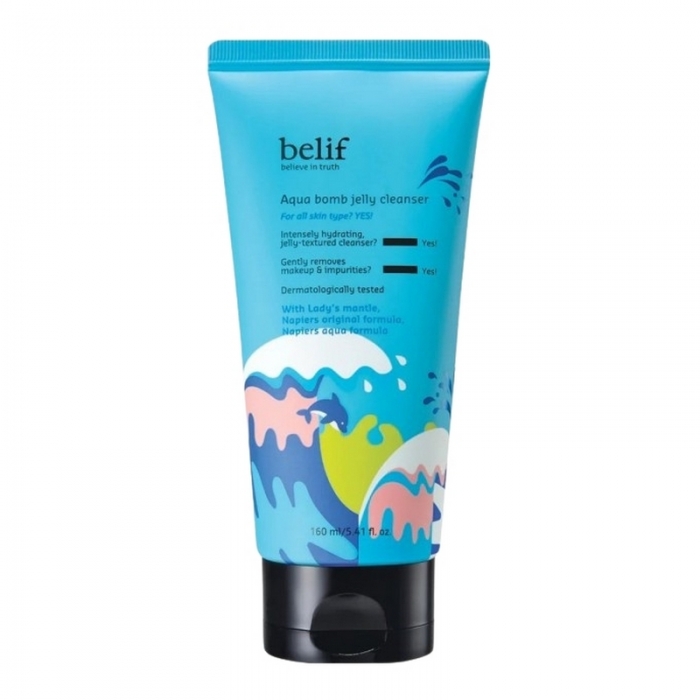 Очищающий гель для кожи лица Belif Aqua Bomb Jelly Cleanser, 160 мл