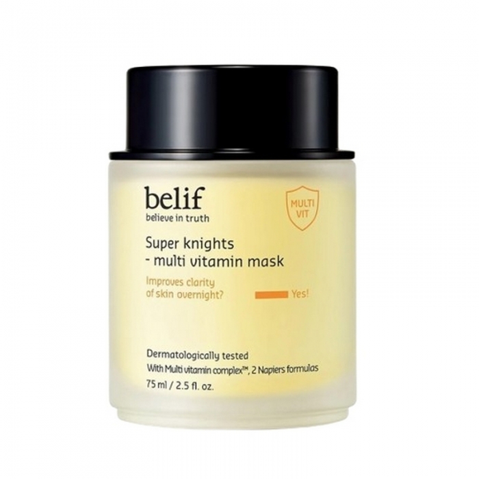 Мультивитаминная ночная маска для кожи лица Belif Super Knights Multi Vitamin Mask, 75 мл