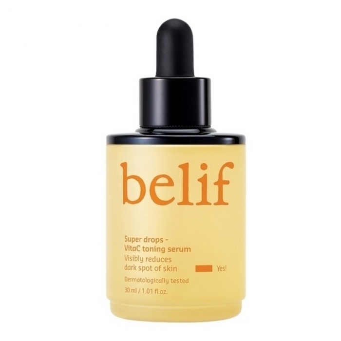Освітлювальна сироватка з вітаміном С і ніацинамідом 5% Belif Super Drops 5% Niacinamide & Vitamin C Brightening Serum, 30 мл