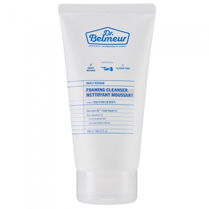 Очищувальна пінка для чутливої шкіри обличчя Dr.Belmeur Foam Cleanser, 150 мл