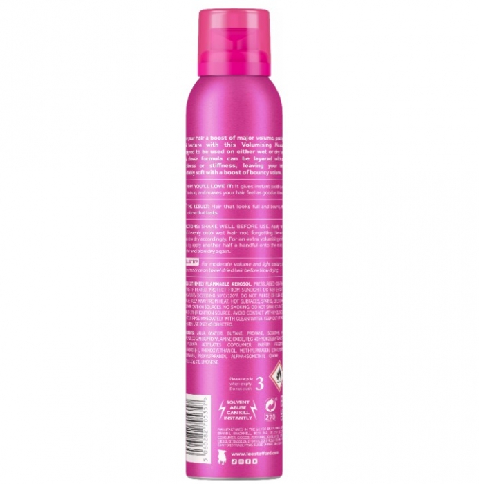 Мус для об'єму волосся Lee Stafford Volumising Mousse, 200 ml - Фото 2