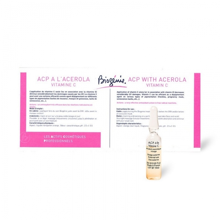 Ампулы с витамином C Biogenie A.C.P. Acerola Vitamine C, 10х3 мл