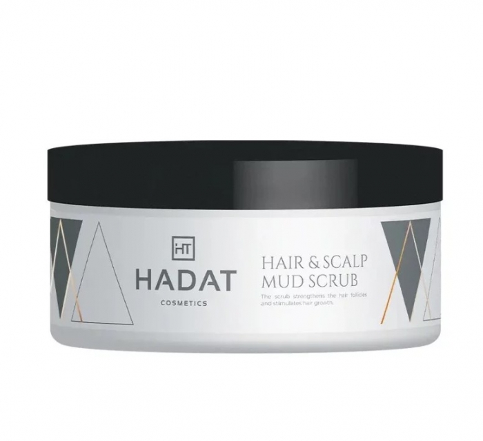 Очищаючий скраб для волосся та шкіри голови Hadat, HAIR & SCALP MUD SCRUB