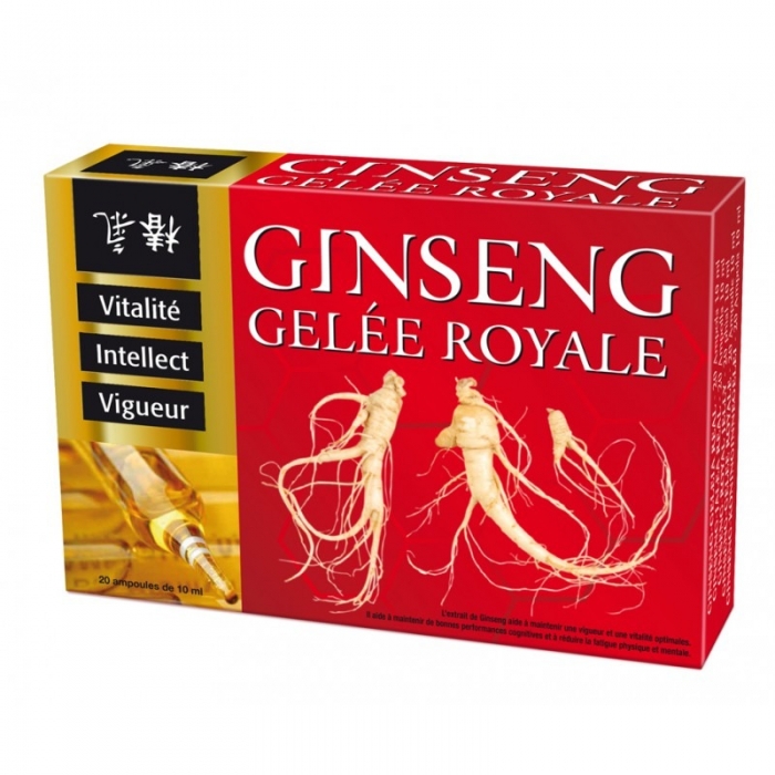 Женьшень и маточное молочко Иммунитет + Интеллект Nutriexpert GINSENG + GELEE ROYALE, 20 ампул по 10 мл