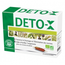 Детокс органічний Nutriexpert DETO-X BIO, 20 ампул по 10 мл - Фото №1