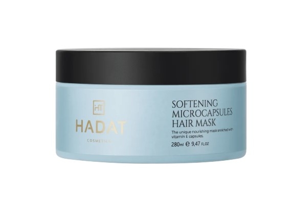 Маска смягчающая для волос с микрокапсулами Hadat Cosmetics Softening Microcapsule Hair Mask, 280 мл