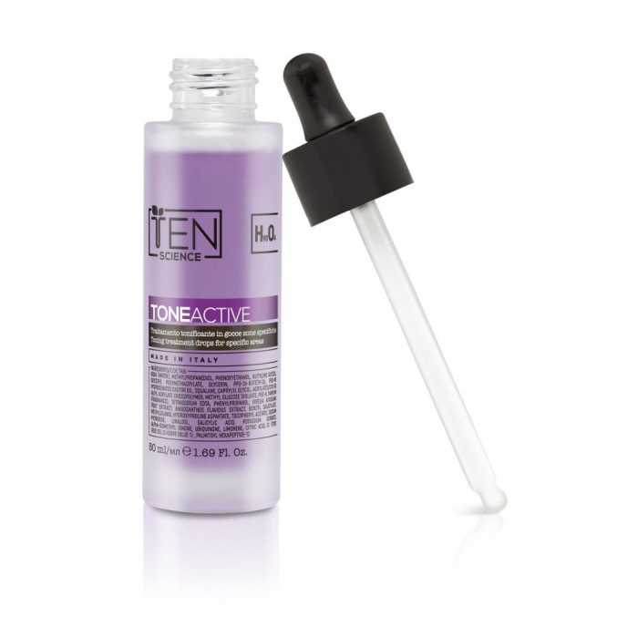 Тонізуюча активна сироватка для окремих ділянок Ten Science Tone Active Treatment Drops For Specific Areas, 50 мл - Фото 1