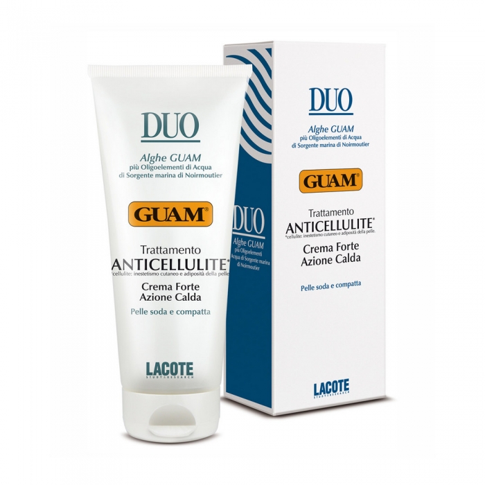 Антицеллюлитный крем с разогревающим эффектом Guam Duo Anticellulite Crema Forte, 200 мл