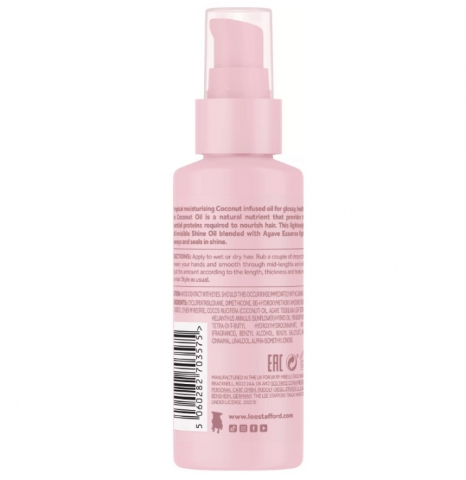 Олія для волосся Lee Stafford Coco Loco Shine Oil, 75 ml - Фото 2