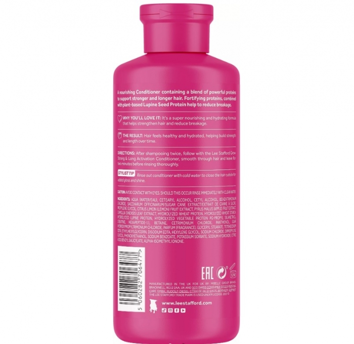Кондиционер-активатор роста волос Lee Stafford Grow Strong Long Activation Conditioner, 250 ml - Фото 2