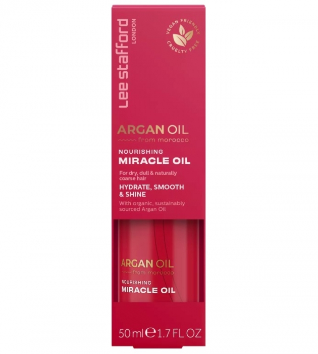 Питательное аргановое масло для волос Lee Stafford Nourishing Miracle Argan Oil, 50 ml - Фото 2