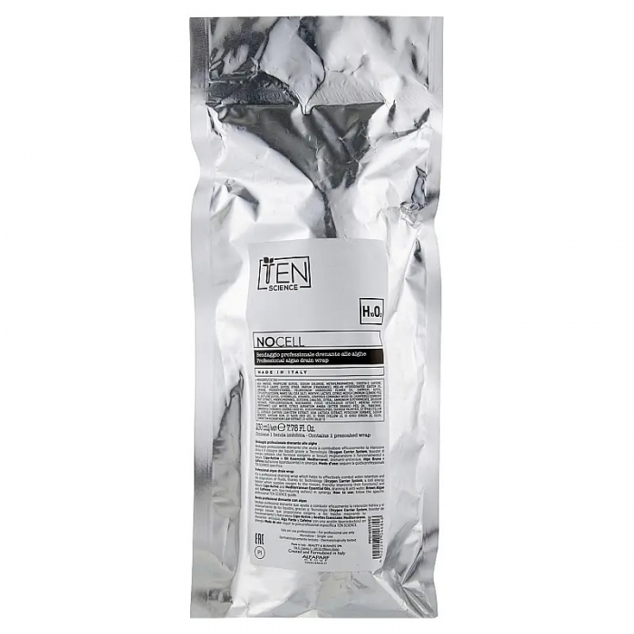 Дренирующий антицеллюлитный бандаж для тела Ten Science Nocell Professional Algae Drain Wrap, 5 шт - Фото 1