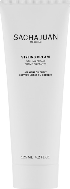 Крем для укладання прямого або кучерявого волосся SachaJuan Professional Styling Cream Straight Or Curly 125ml