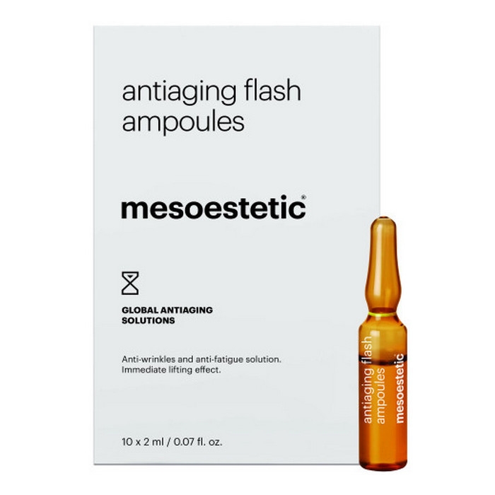Омолоджуючі ампули Mesoestetic Antiaging Flash Ampoules, 10х2 мл