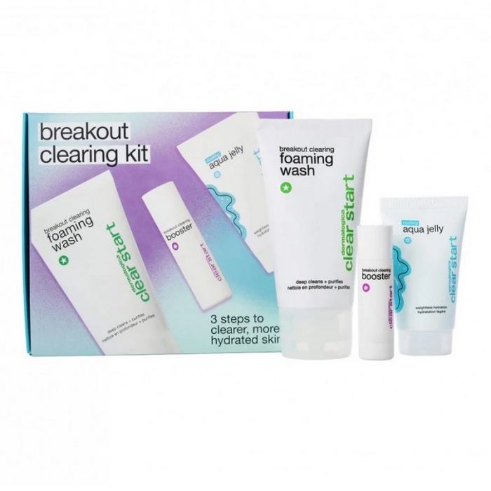 Лікувальний набір Очищення та догляд за проблемною шкірою Dermalogica Clear Start Breakout Clearing Kit