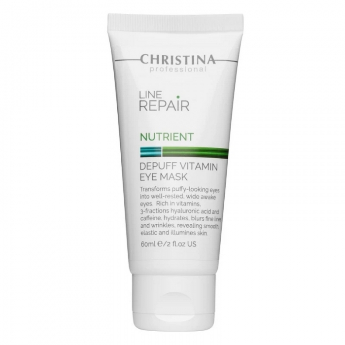 Вітамінна омолоджувальна маска для шкіри навколо очей Christina Line Repair Nutrient Depuff Vitamin Eye Mask, 60 мл