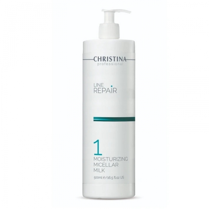 Зволожувальне міцелярне молочко (крок 1) Christina Line Repair Moisturizing Micellar Milk, 500 мл