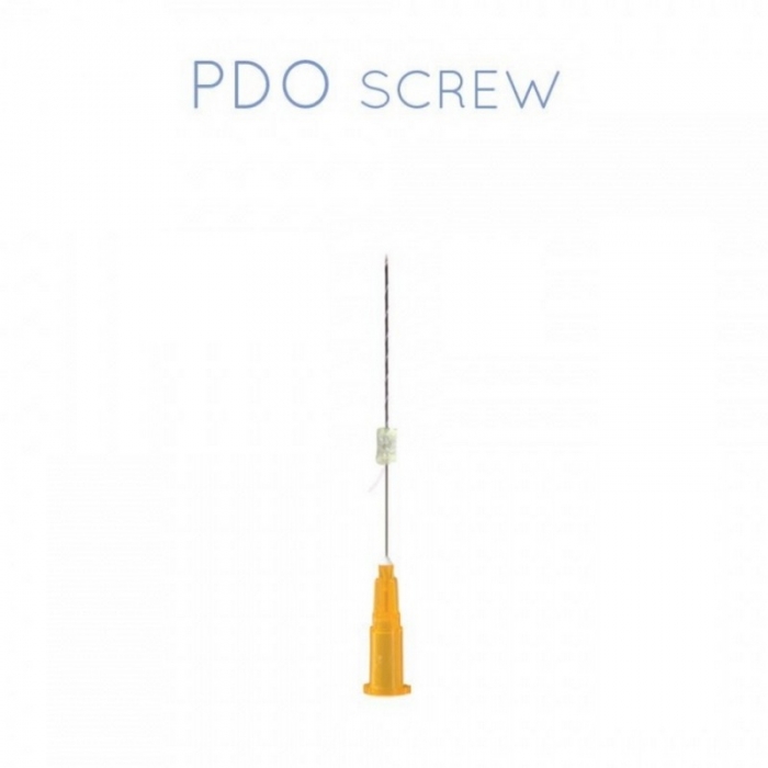 Мезонитка для ліфтингу Rainbow Thread PDO Screw 60 мм, 20 шт