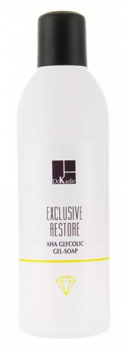 Очищающий гель из АНА Dr. Kadir Exclusive Restore AHA Glycolic Gel-Soap, 200 мл
