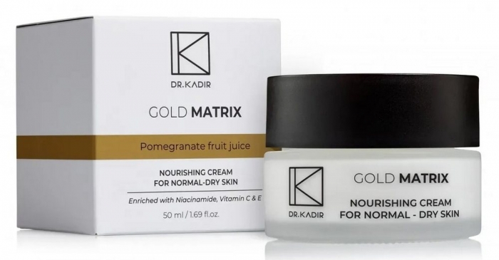 Поживний золотий крем для нормальної/сухої шкіри Dr. Kadir Gold Matrix Nourishing Cream For Normal/Dry Skin, 50 мл