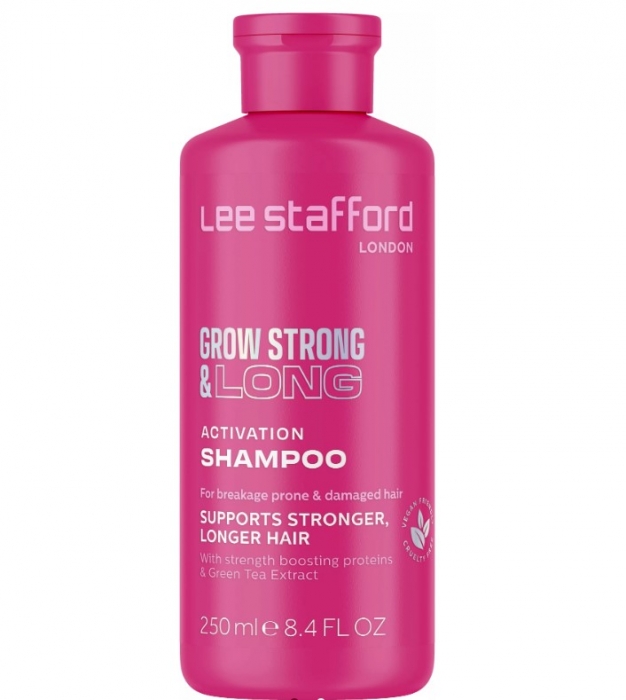 Шампунь-активатор роста волос Lee Stafford Grow Strong Long Activation Shampoo, 250 ml - Фото 1