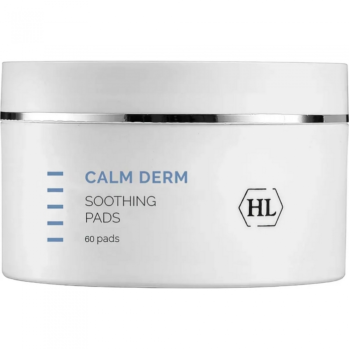 Заспокійливі зволожувальні спонжі для чутливої шкіри Holy Land Calm Derm Soothing Pads, 60 шт