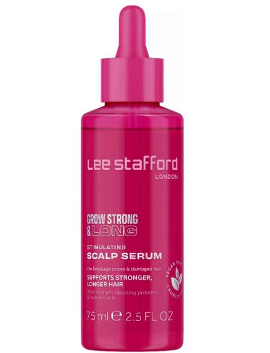 Стимулююча сироватка для шкіри голови Lee Stafford Grow Strong Long Stimulating Scalp Serum, 75 ml - Фото 1