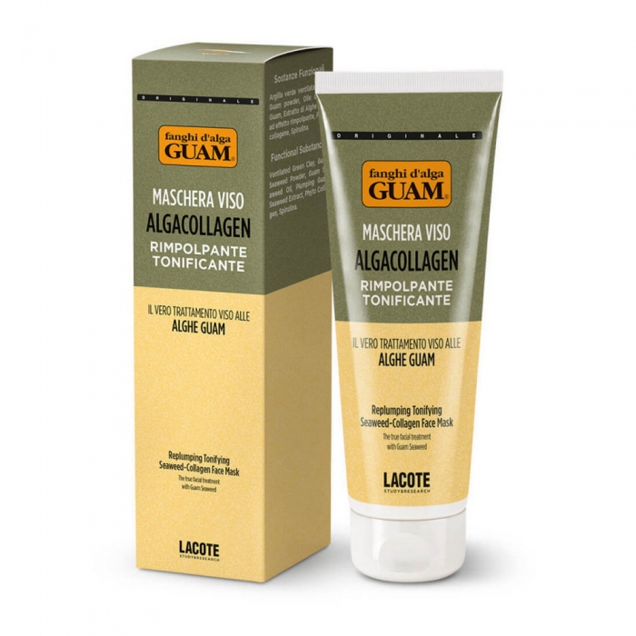 Маска для обличчя зміцнювальна з противіковою дією Guam Algacollagen Seaweed-Collagen Face Mask, 75 мл