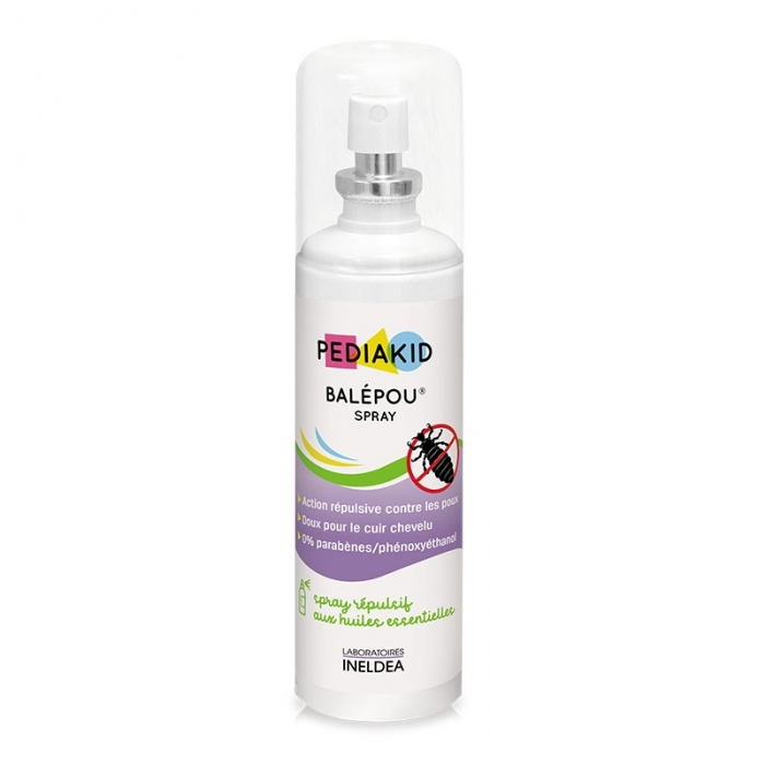 Натуральный спрей против вшей и гнид для детей от 3 лет Pediakid BALEPOU SPRAY, 100 мл