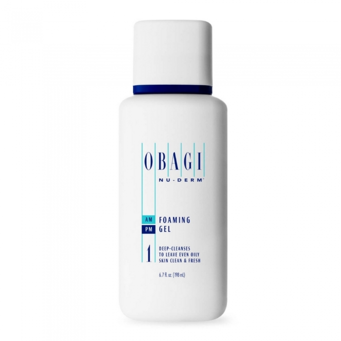 Очищающий гель для нормальной/жирной кожи Obagi Nu-Derm Foaming Gel, 198 мл