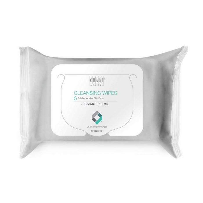 Очищающие салфетки Obagi SUZANOBAGIMD Cleansing Wipes, 25 шт