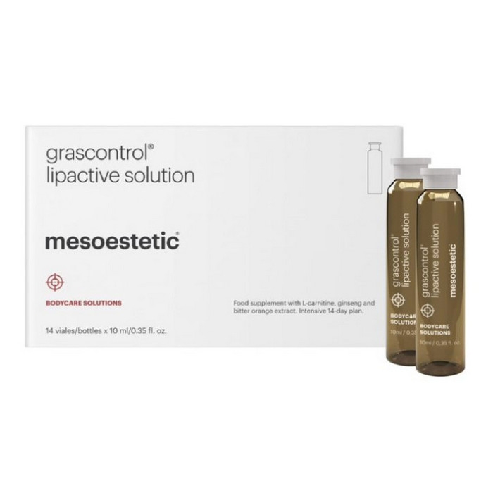 Харчова добавка для схуднення Mesoestetic Grascontrol Lipactive Solution, 14 шт