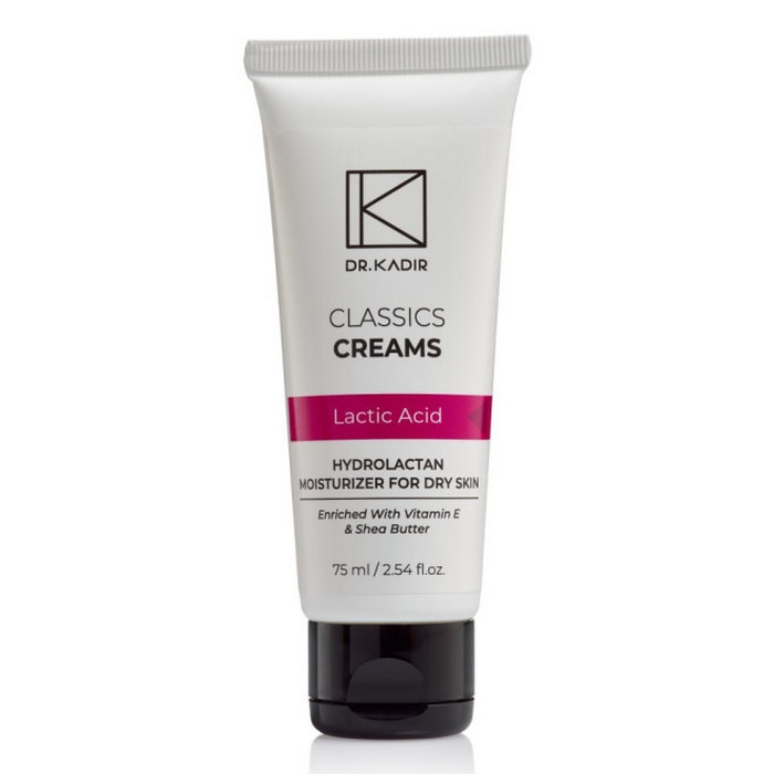Зволожуючий крем для сухої шкіри Гідролактан Dr.Kadir Hydrolactan Moisturizer, 75 мл